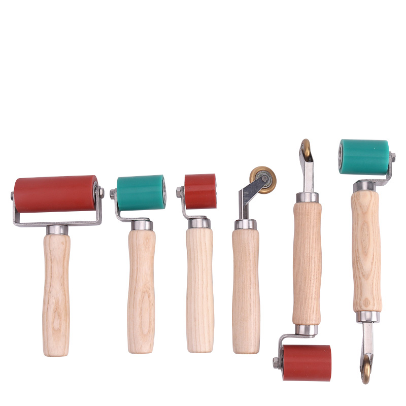 Leatherwork Roller - Ручной силиконовый пресс-ролик для ламинирования кожи