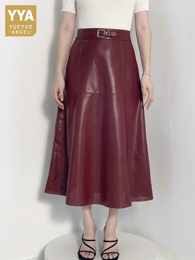 Leather Work Outfit - Новая мода, женские юбки из натуральной