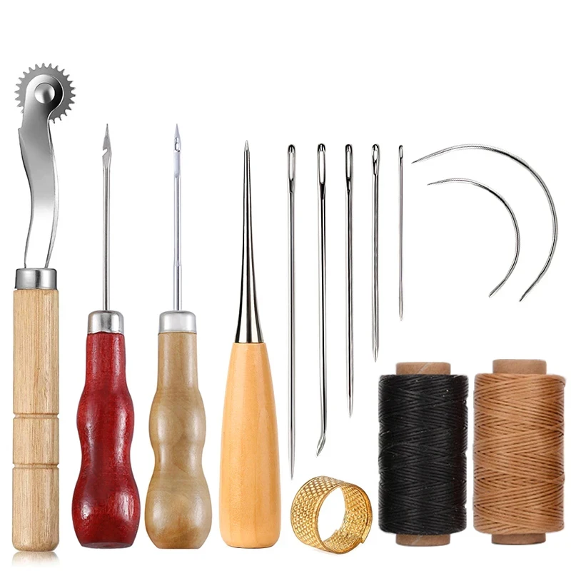 Leatherwork Thread - 14 шт., набор для шитья из
