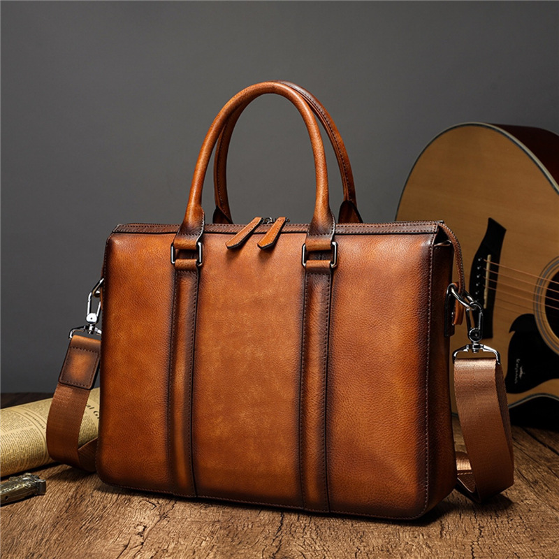 Vintage Leatherwork - Деловой портфель YETTIES из натуральной кожи