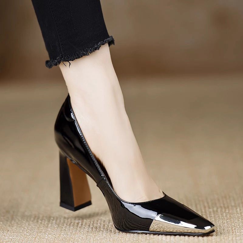 Leather Work Outfit - FHC 2025 Новые туфли на высоком