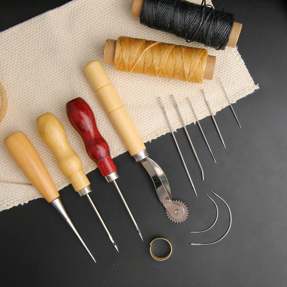 14 шт., набор для шитья из кож – обзор и цена Leatherwork Thread
