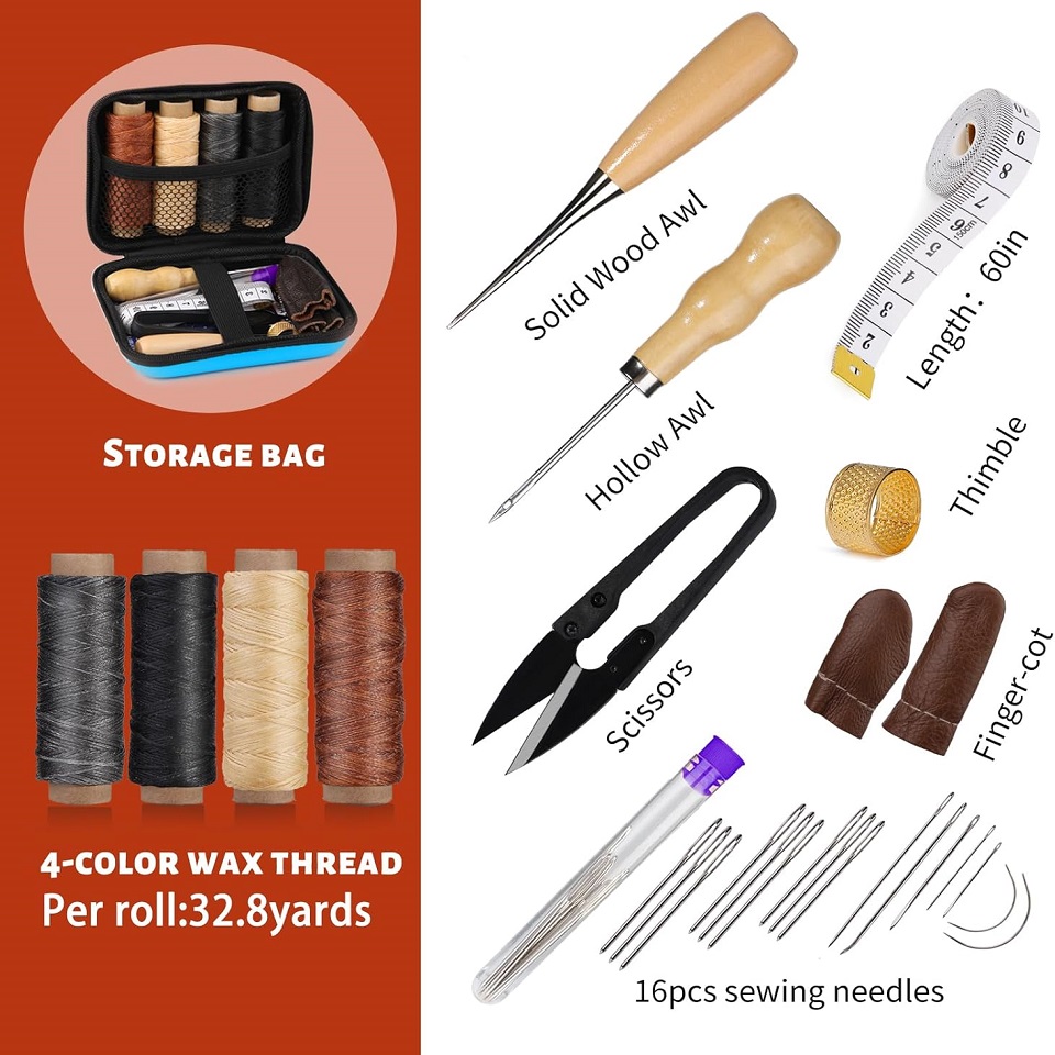 Набор инструментов для шитья к – обзор и цена Leatherwork Thread