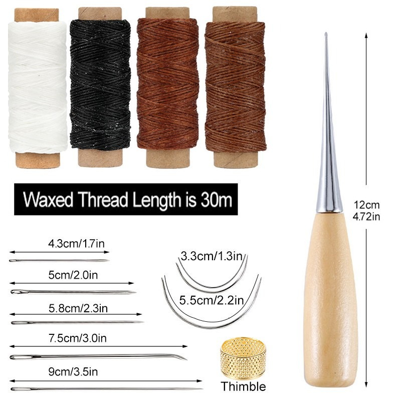 13-częściowy кожаный набор для – обзор и цена Leatherwork Thread