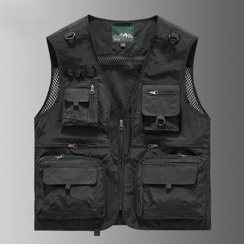 Многофункциональный рабочий жи – обзор и цена Leather Work Vest For Men