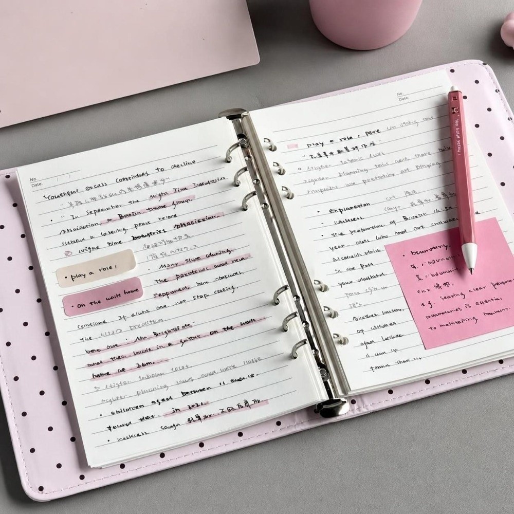 Блокнот Ins Polka Dot Piano Bi – обзор и цена Leather Work Notebook