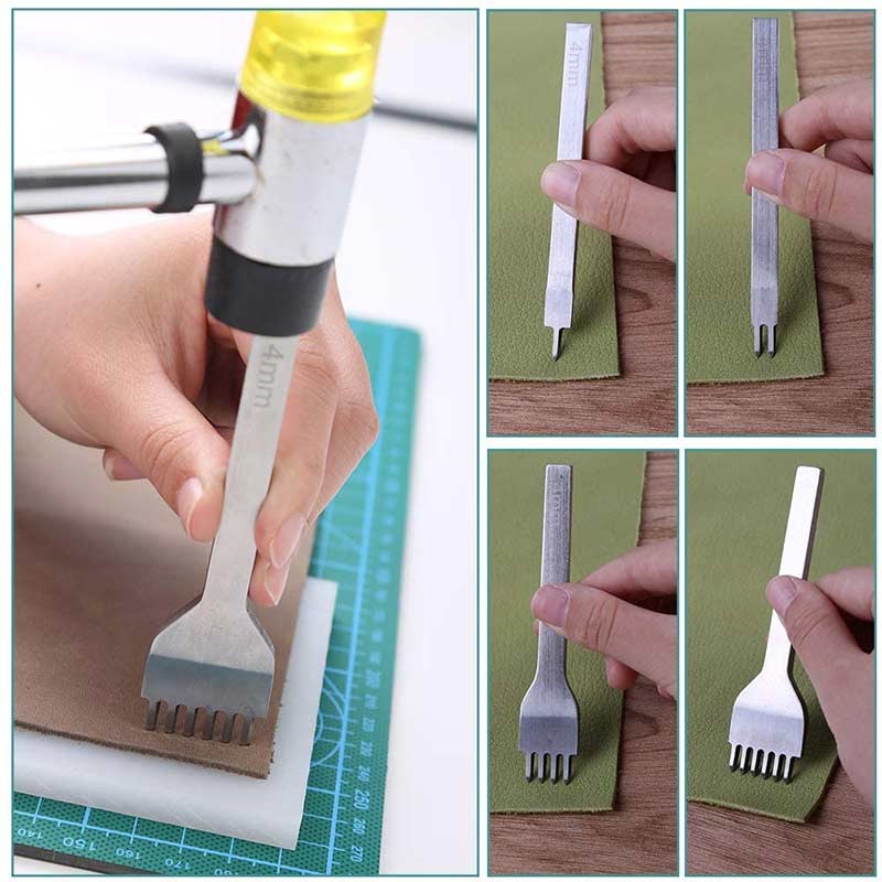 Набор из 25 инструментов для р – обзор и цена Leatherwork Hole Punch