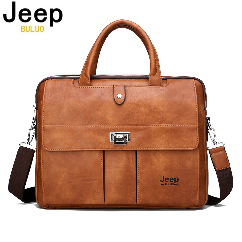 Мужской кожаный портфель Jeep  – обзор и цена Leatherwork Wallet
