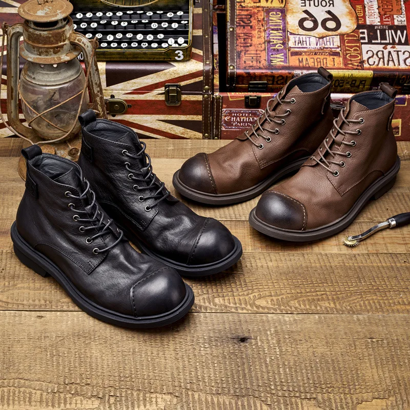 Винтажные деловые мужские боти – обзор и цена Vintage Leatherwork