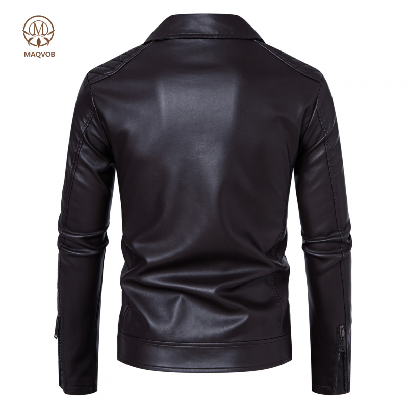 ACOMOSON, европейские и америк – обзор и цена Leather Work Jacket Mens
