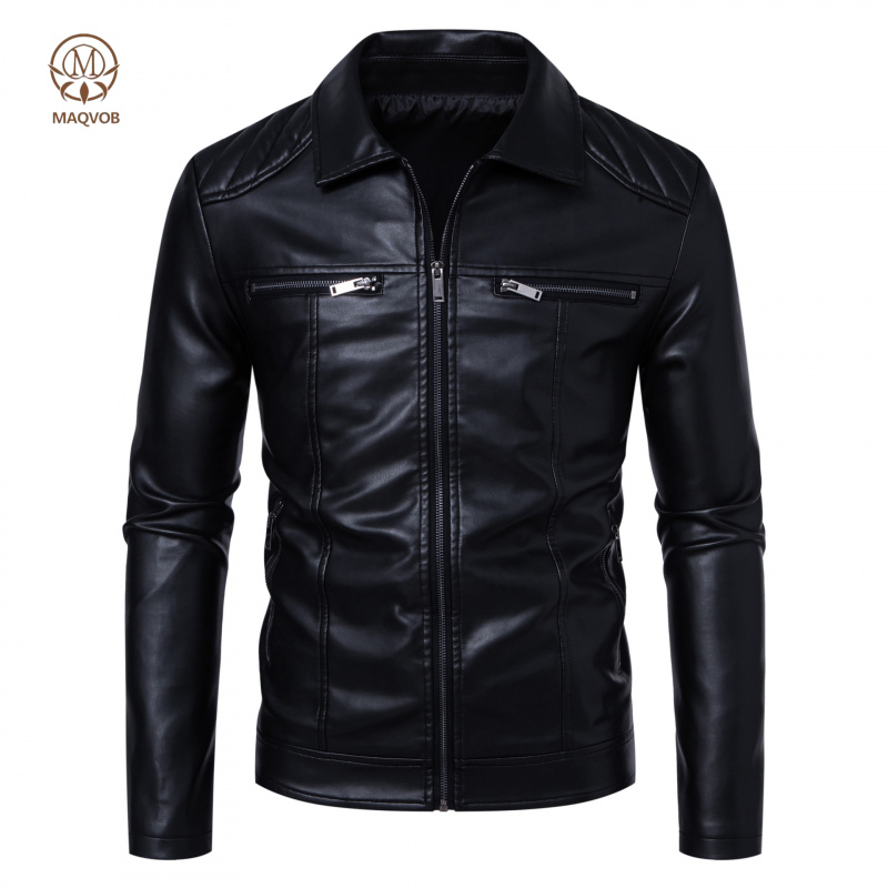 ACOMOSON, европейские и америк – обзор и цена Leather Work Jacket Mens